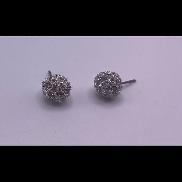 4/$20 Crystal Pave Ball Stud Earrings - Picture 3 of 5